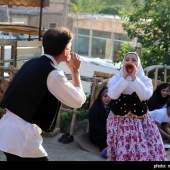 گزارش تصویری/اجرای نمایش آئینی آهوی دشت شیر احمد