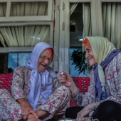 زنان ساکن در سرای سالمندان مادر سبزوار