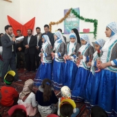 کاروان حال خوش خواندن میزبان کودکان منطقه عیدگاه