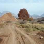 طبیعت پاییزی روستاهای مهر و بهانگر داورزن / کوه های مریخی و مینیاتوری سبزوار